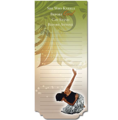 Kneel Magnetic Notepad