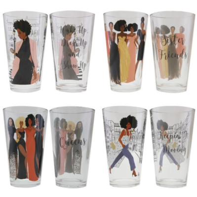 Sister Friends Drinking Glasses