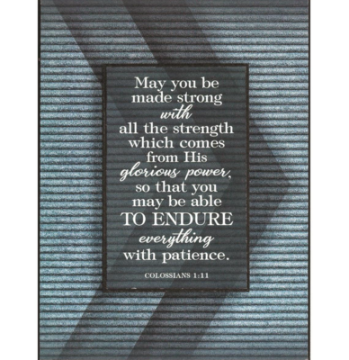 Colossians 1:11 Plaque