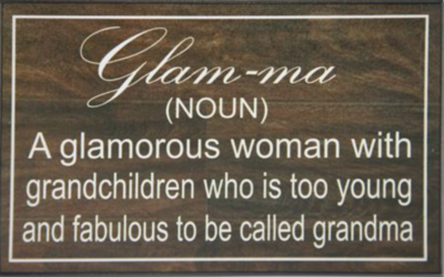 Glam-ma Wall Plaque