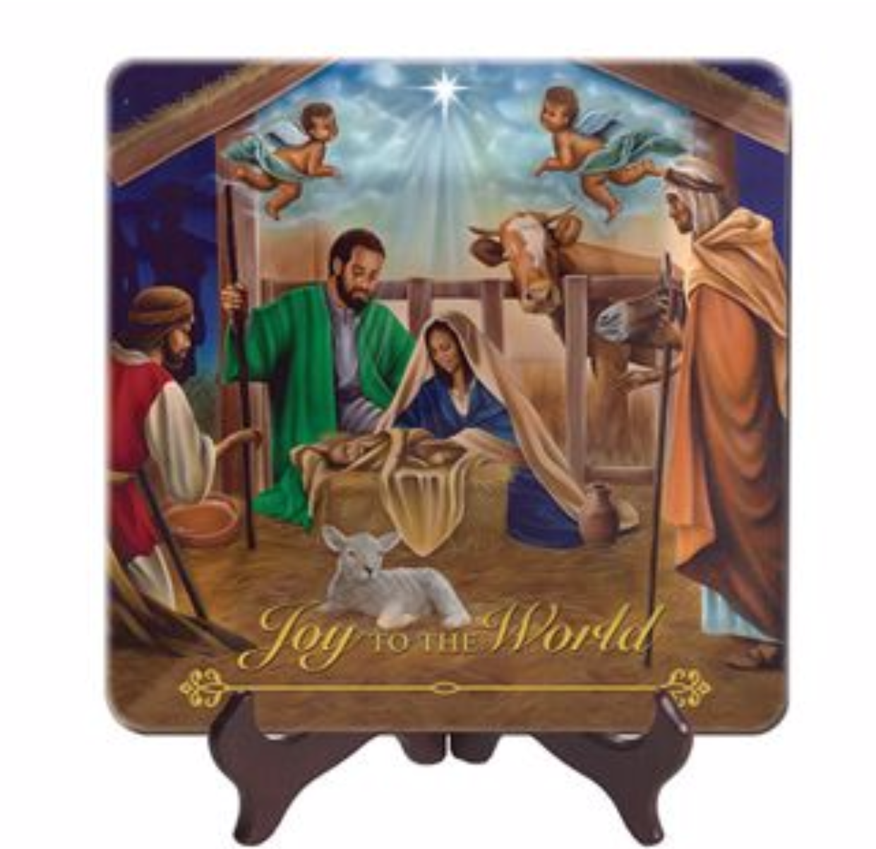 Joy to the World (Nativity Glass Plate)