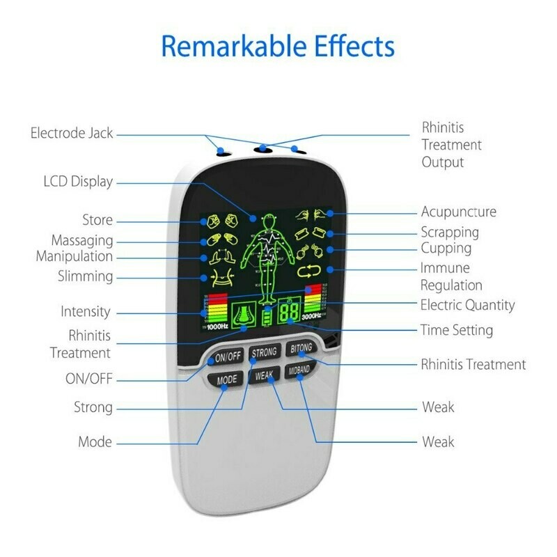 Multifunctional Electric Pulse Massager TENS/EMS/Abs massager