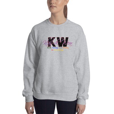 Gray Plus Size Women's KW Sweatshirt