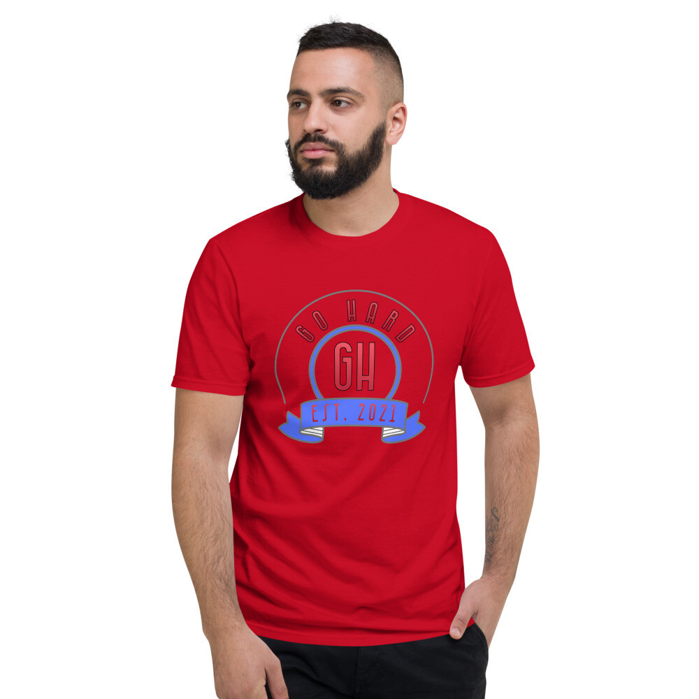 Men's Red Go Hard Short Sleeve T-Shirt