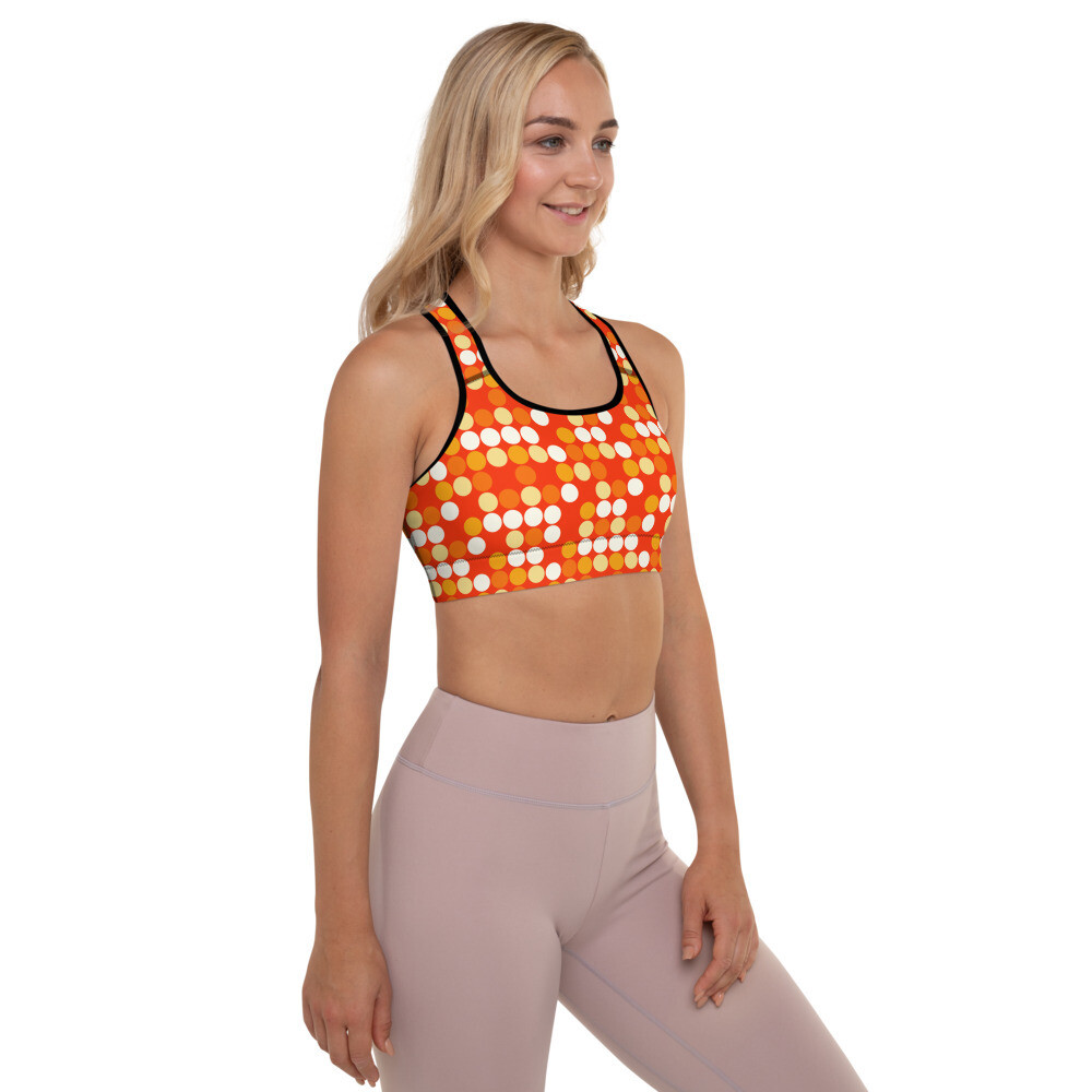 Padded Sports Bra, Color: Black, Size: XS