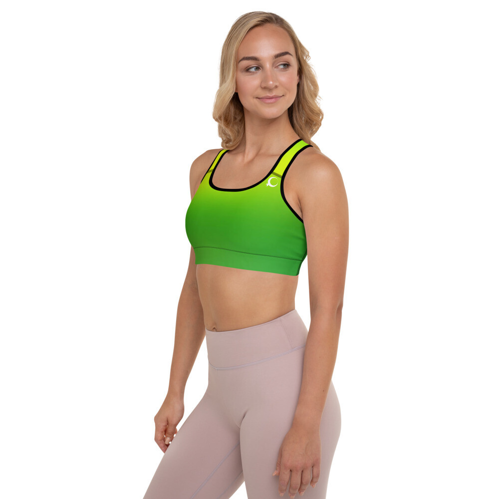 Padded Sports Bra, Color: Black, Size: XS