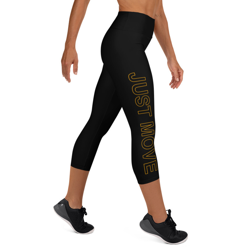 High Waisted Capri Leggings, Size: XS