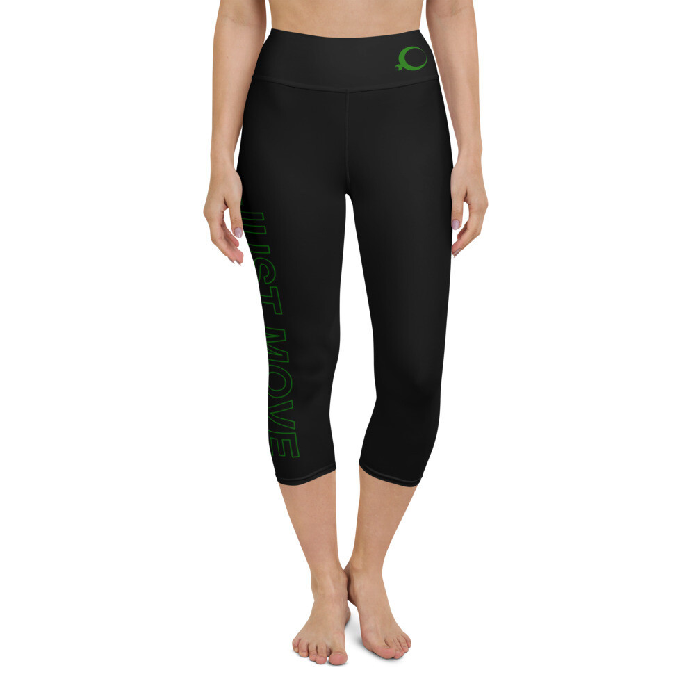 High Waisted Capri Leggings, Size: XS