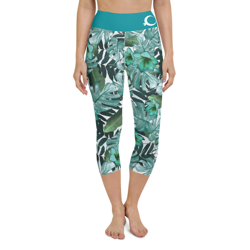 High Waisted Capri Leggings, Size: XS