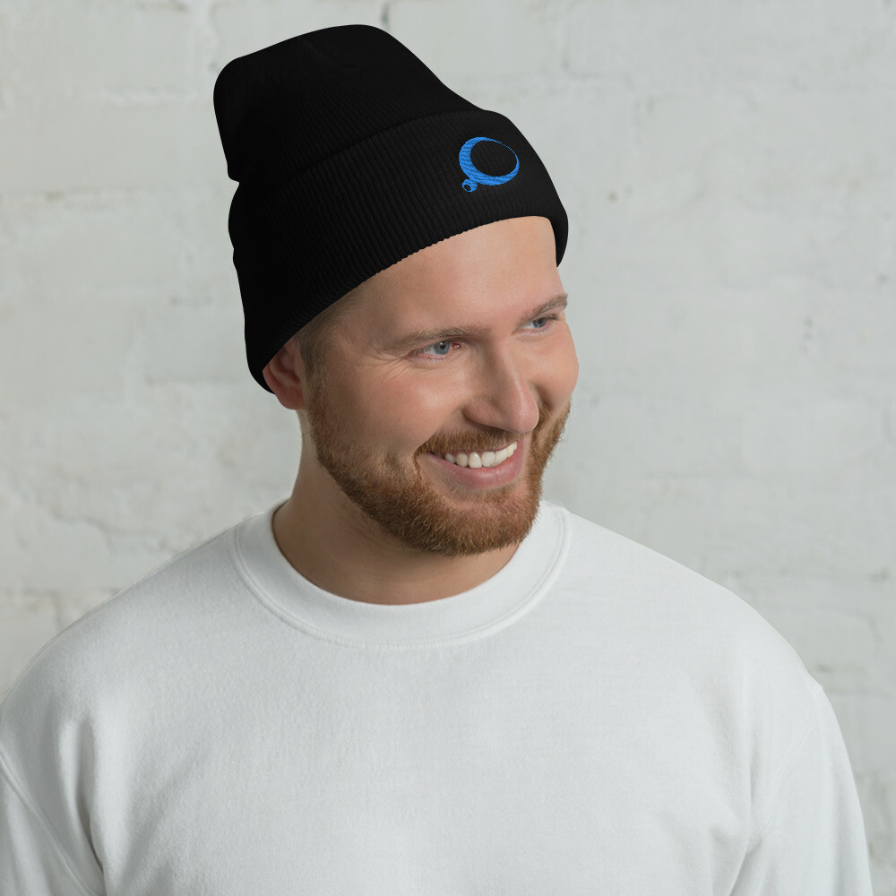 Cuffed Beanie, Color: Black