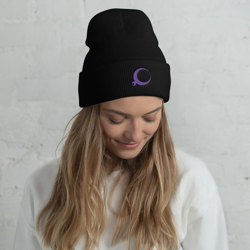 Cuffed Beanie, Color: Black