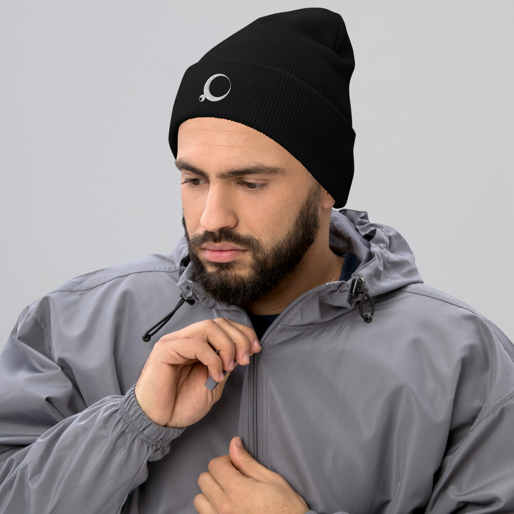 Cuffed Beanie, Color: Black