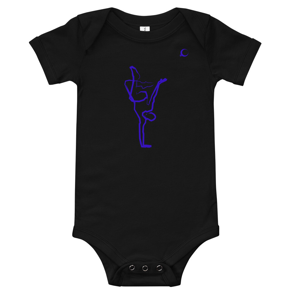 Infant Onesie, Color: Black, Size: 3-6m