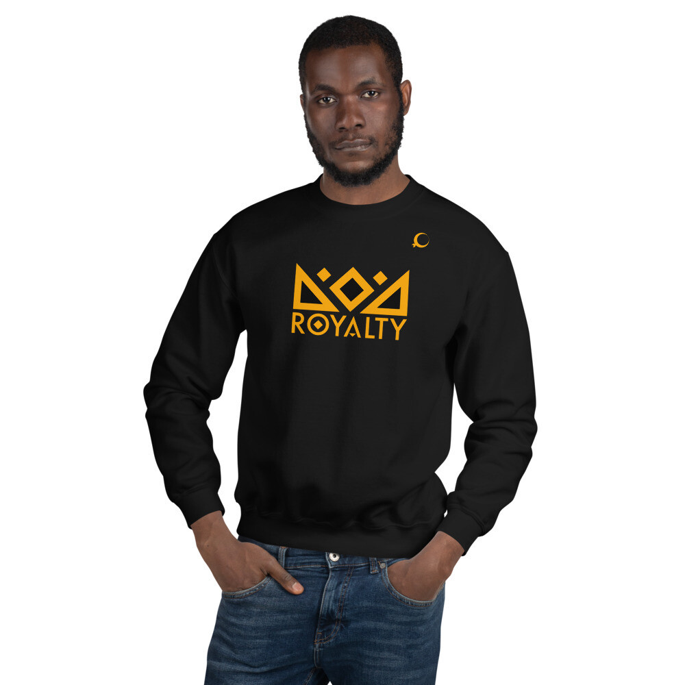 Unisex Sweatshirt, Color: Black, Size: S