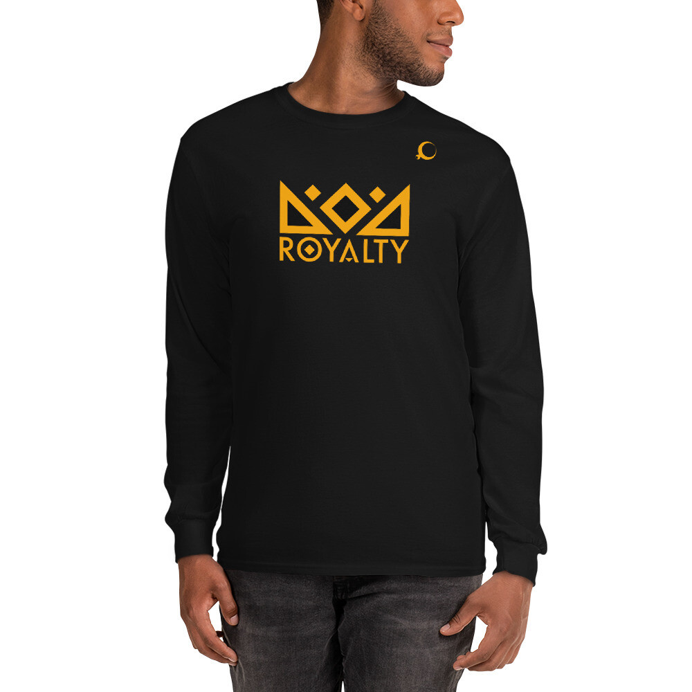Unisex Long Sleeve Shirt, Color: Black, Size: S
