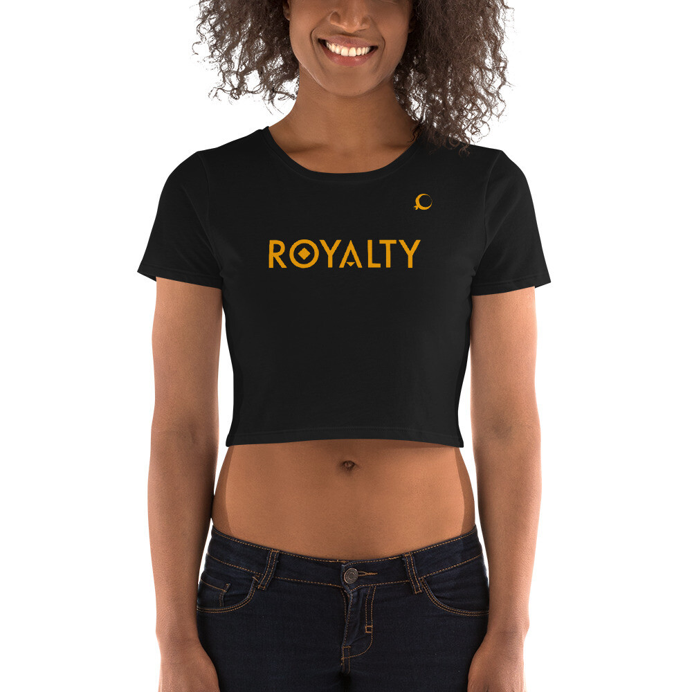 Women’s Crop Tee, Color: Black, Size: XS/SM