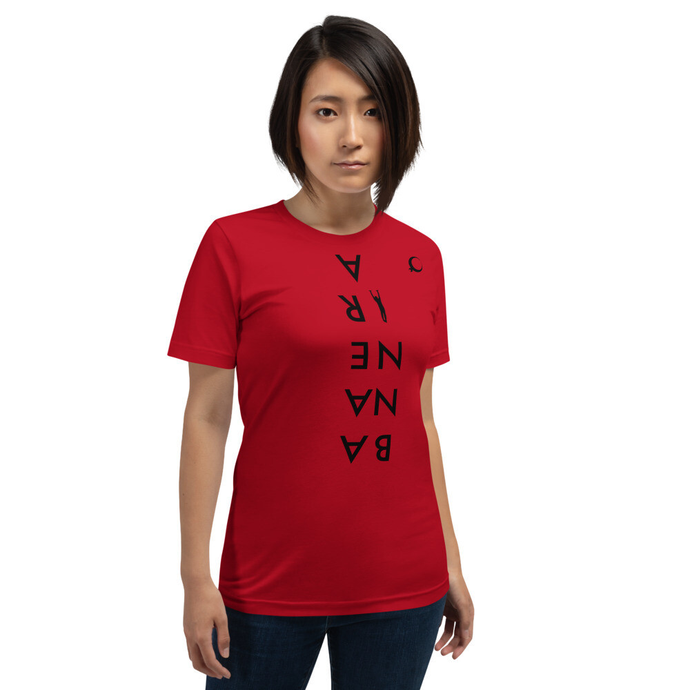 Short-Sleeve Unisex T-Shirt, Color: Red, Size: S