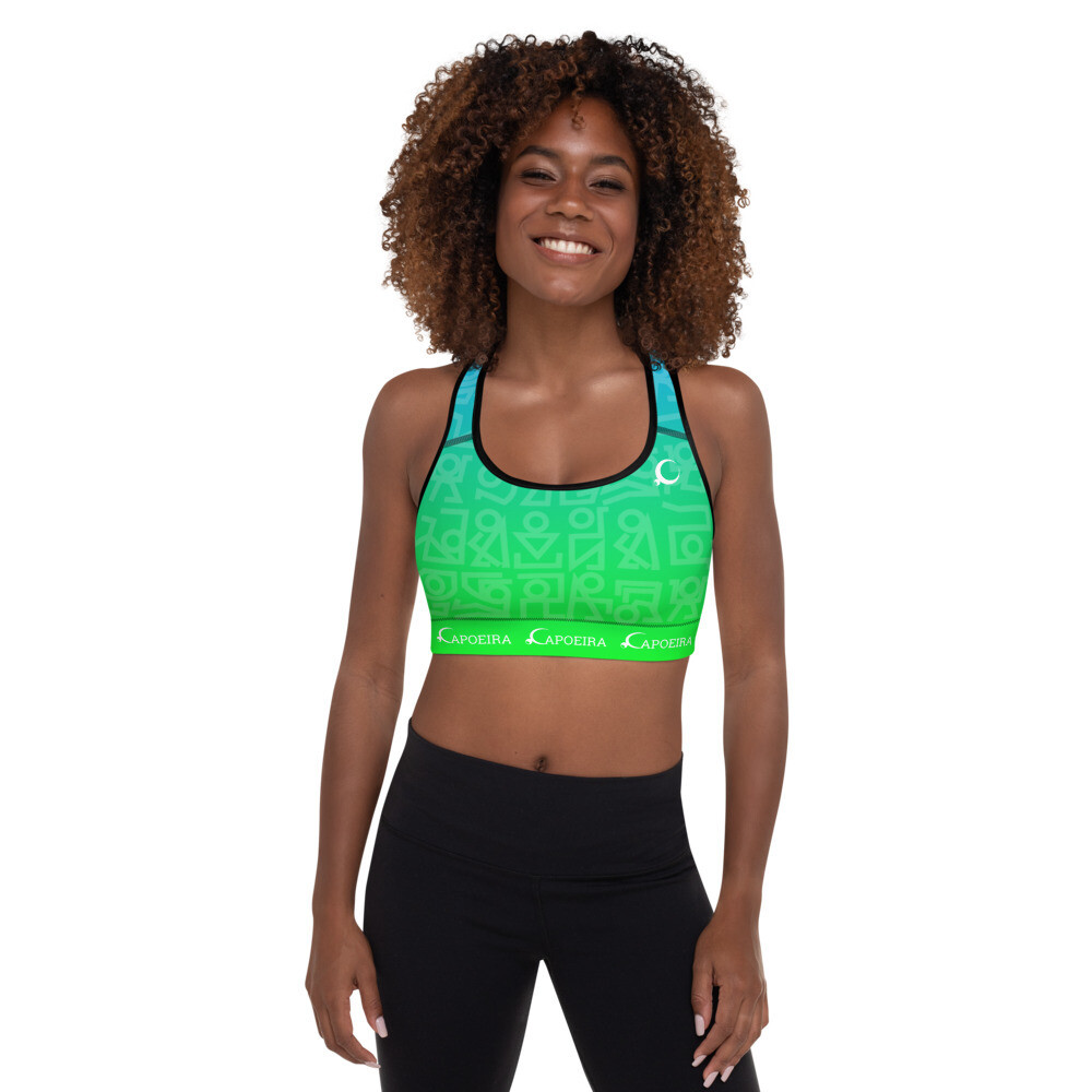Padded Sports Bra, Color: Black, Size: XS