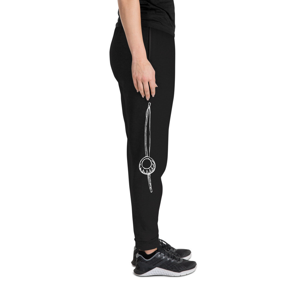 Unisex Joggers, Color: Black, Size: S