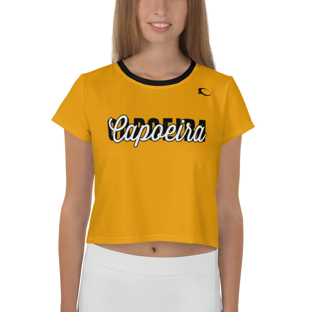 All-Over Print Crop Tee, Size: XS