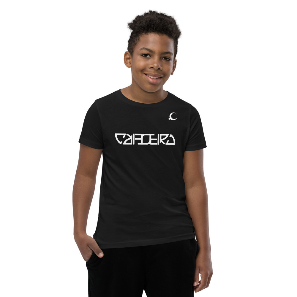 Youth Short Sleeve T-Shirt, Color: Black, Size: S