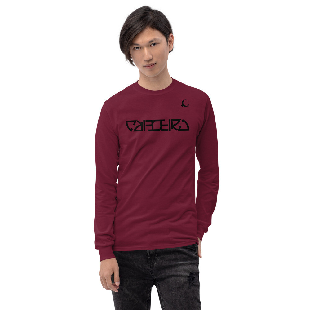 Unisex Long Sleeve Shirt, Color: Maroon, Size: S