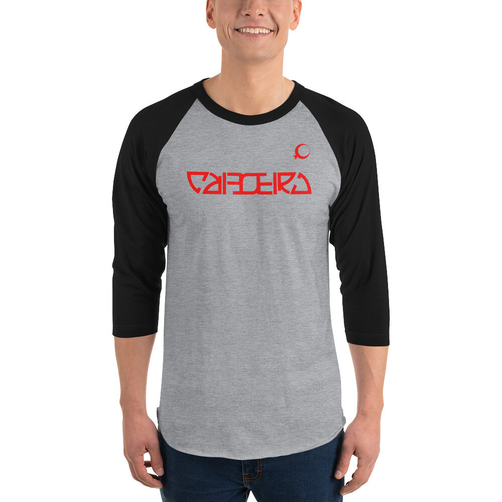 3/4 sleeve raglan shirt