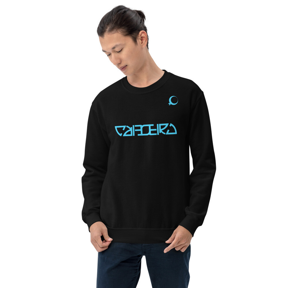 Unisex Sweatshirt, Color: Black, Size: S