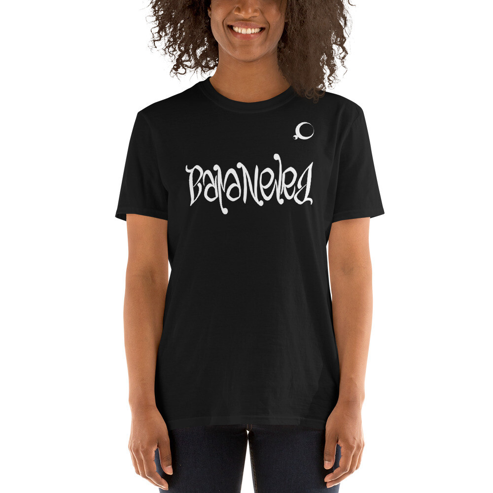 Short-Sleeve Unisex T-Shirt, Color: Black, Size: S
