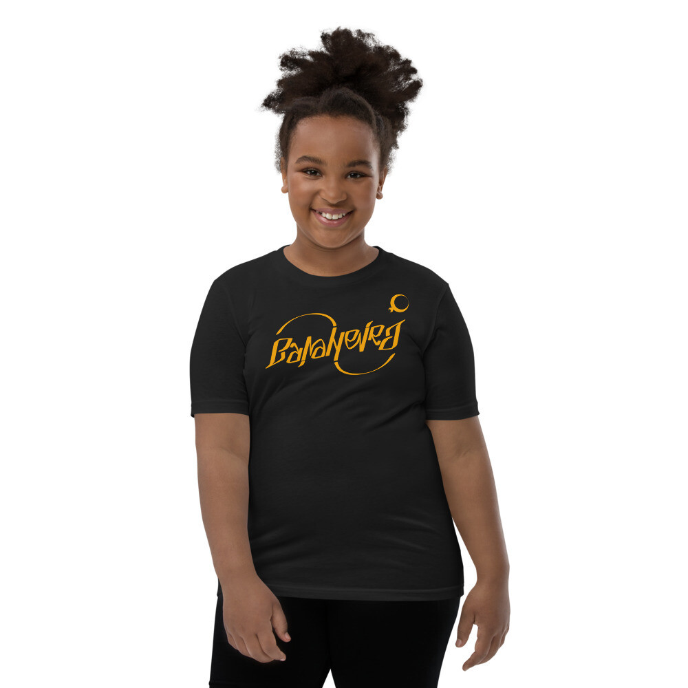 Youth Short Sleeve T-Shirt, Color: Black, Size: S
