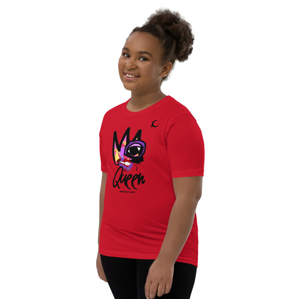 Youth Short Sleeve T-Shirt, Color: Red, Size: S