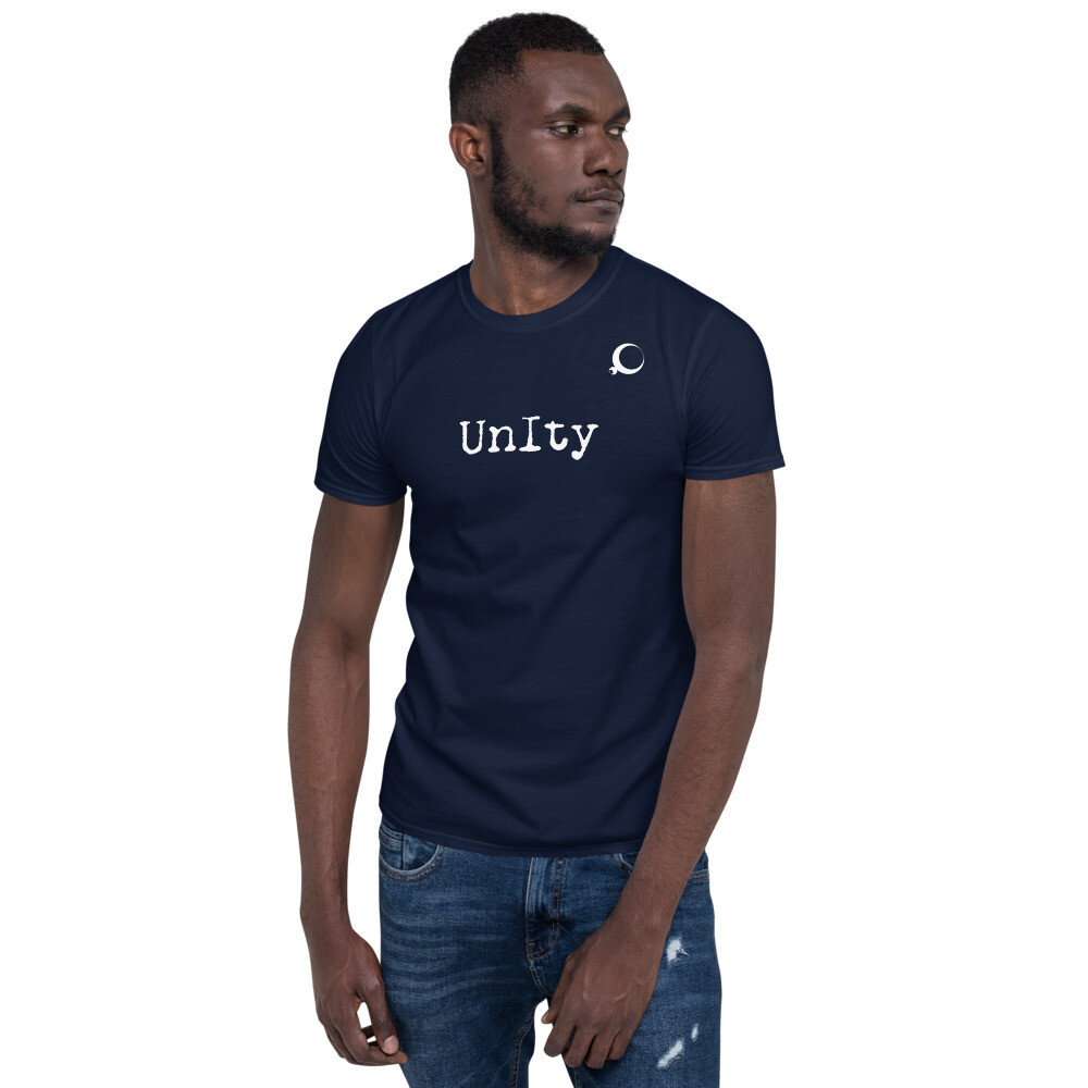 Short-Sleeve Unisex T-Shirt, Color: Navy, Size: S