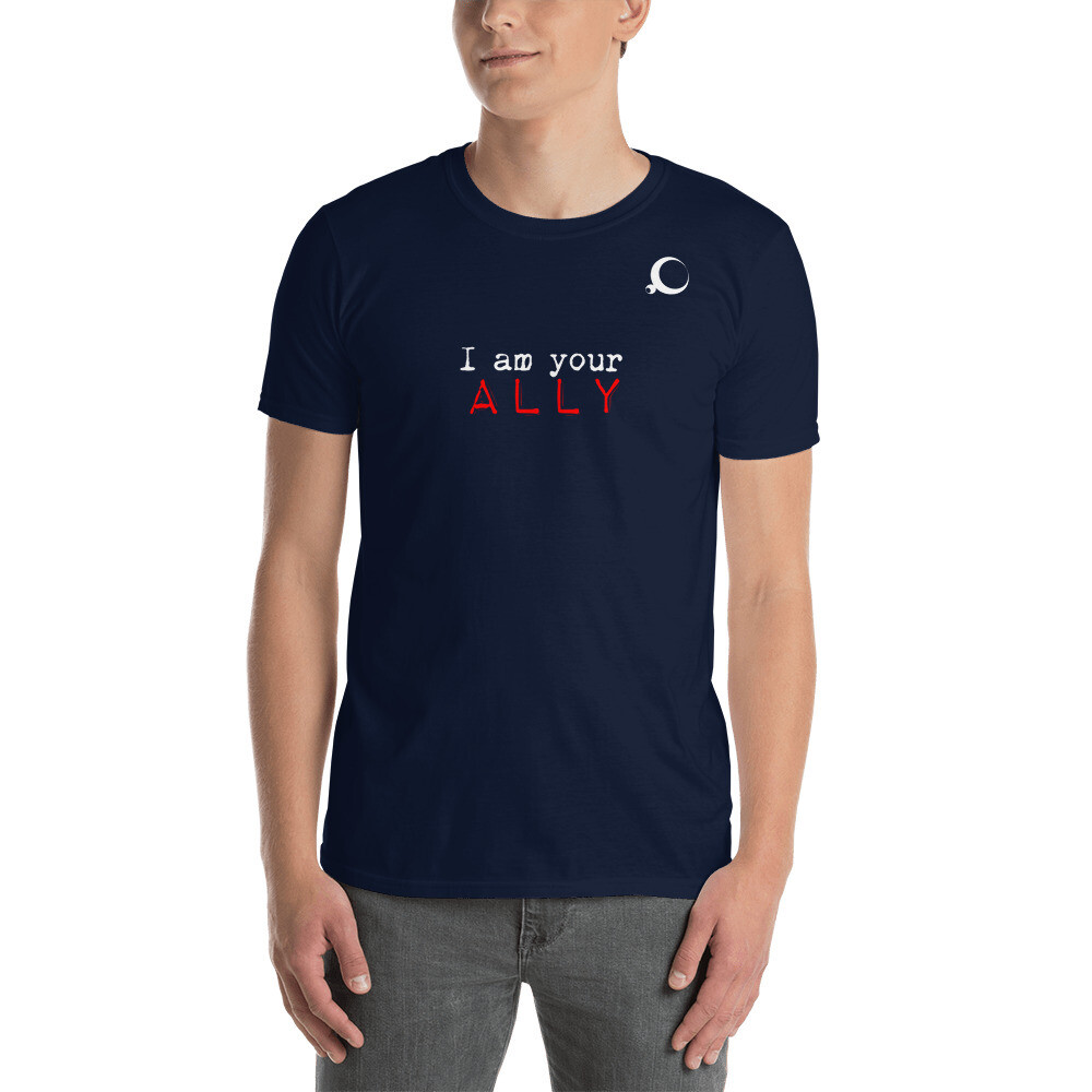 Short-Sleeve Unisex T-Shirt, Color: Navy, Size: S