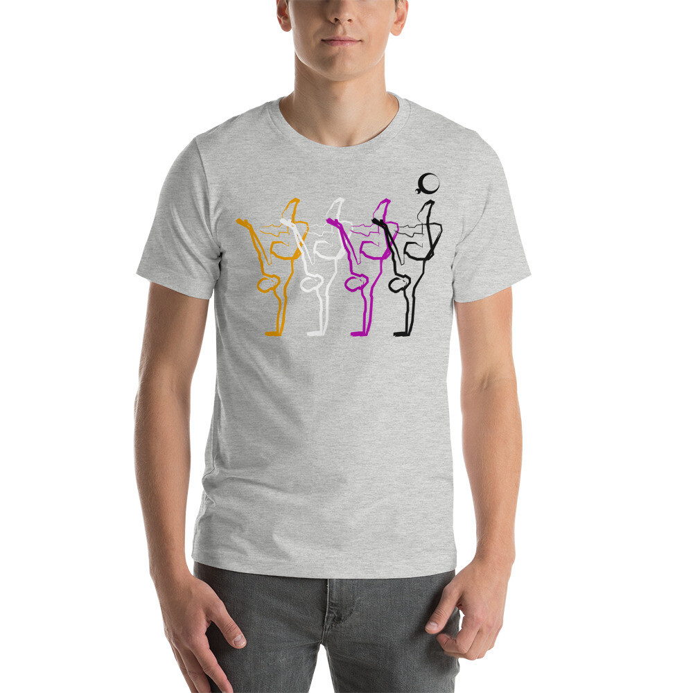 Short-Sleeve Unisex T-Shirt, Color: Athletic Heather, Size: S
