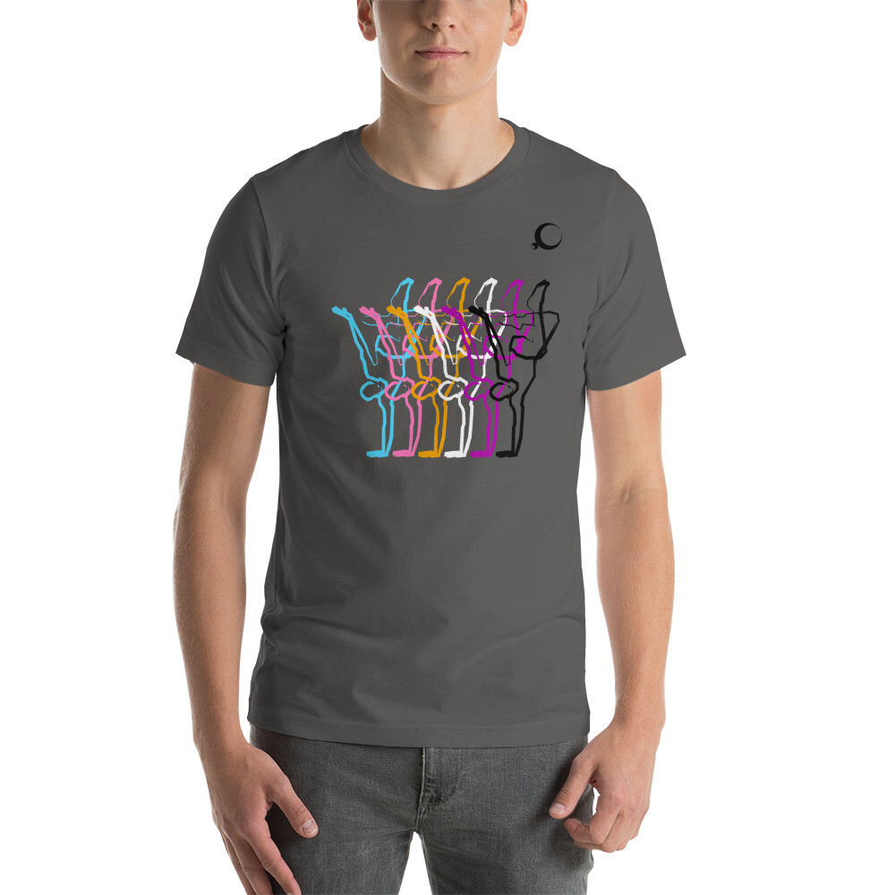 Short-Sleeve Unisex T-Shirt, Color: Asphalt, Size: S