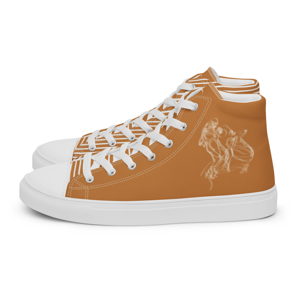 Women’s high top canvas shoes, Size: 5