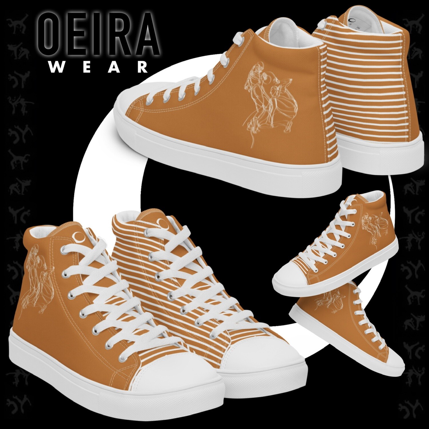 Women’s high top canvas shoes