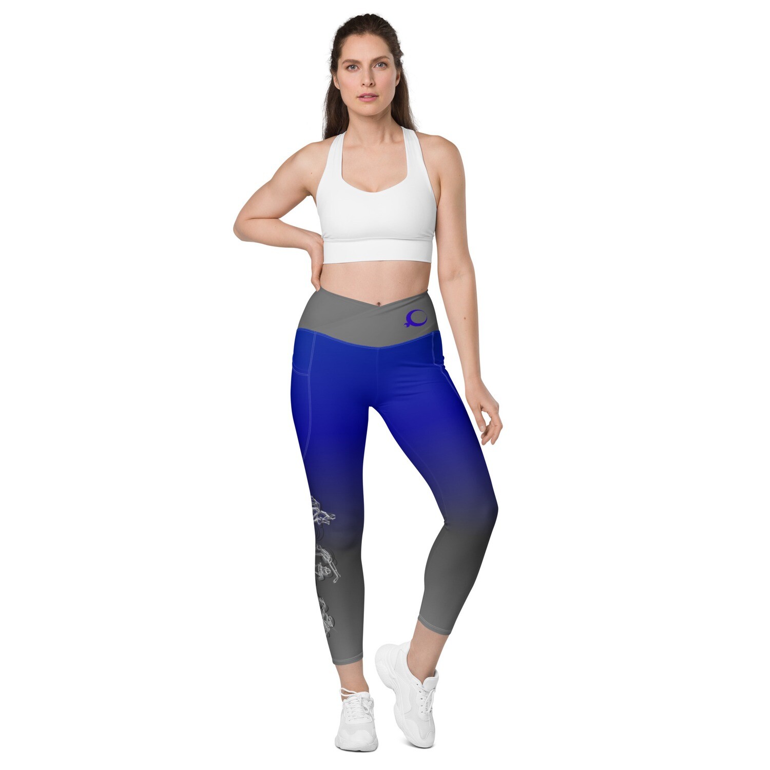 Crossover leggings with pockets, Size: 2XS