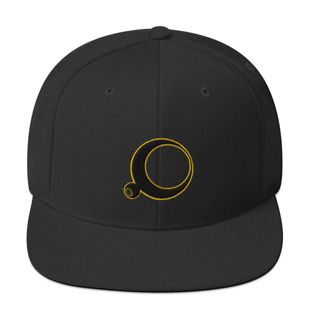 Snapback Hat, Color: Black