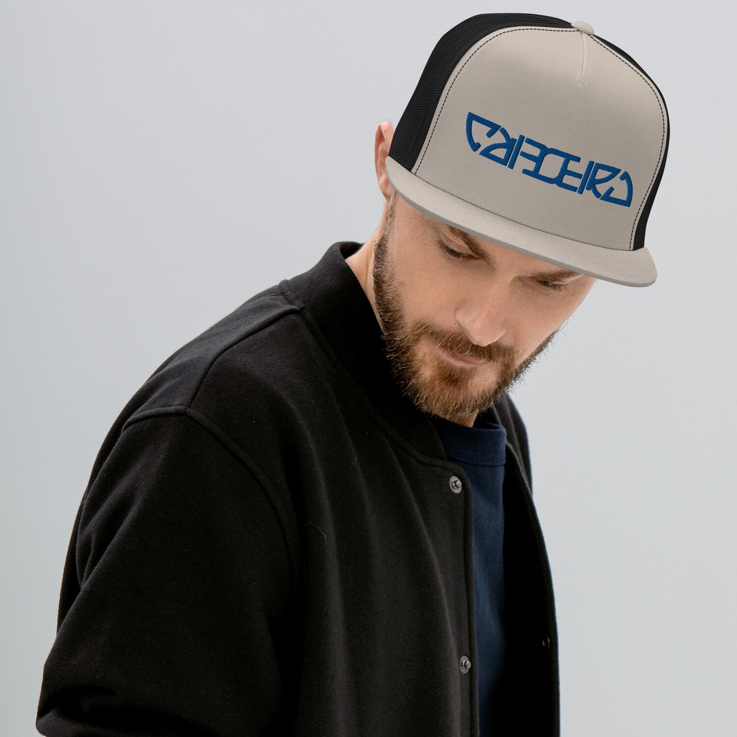 Trucker Cap, Color: Silver/ Black