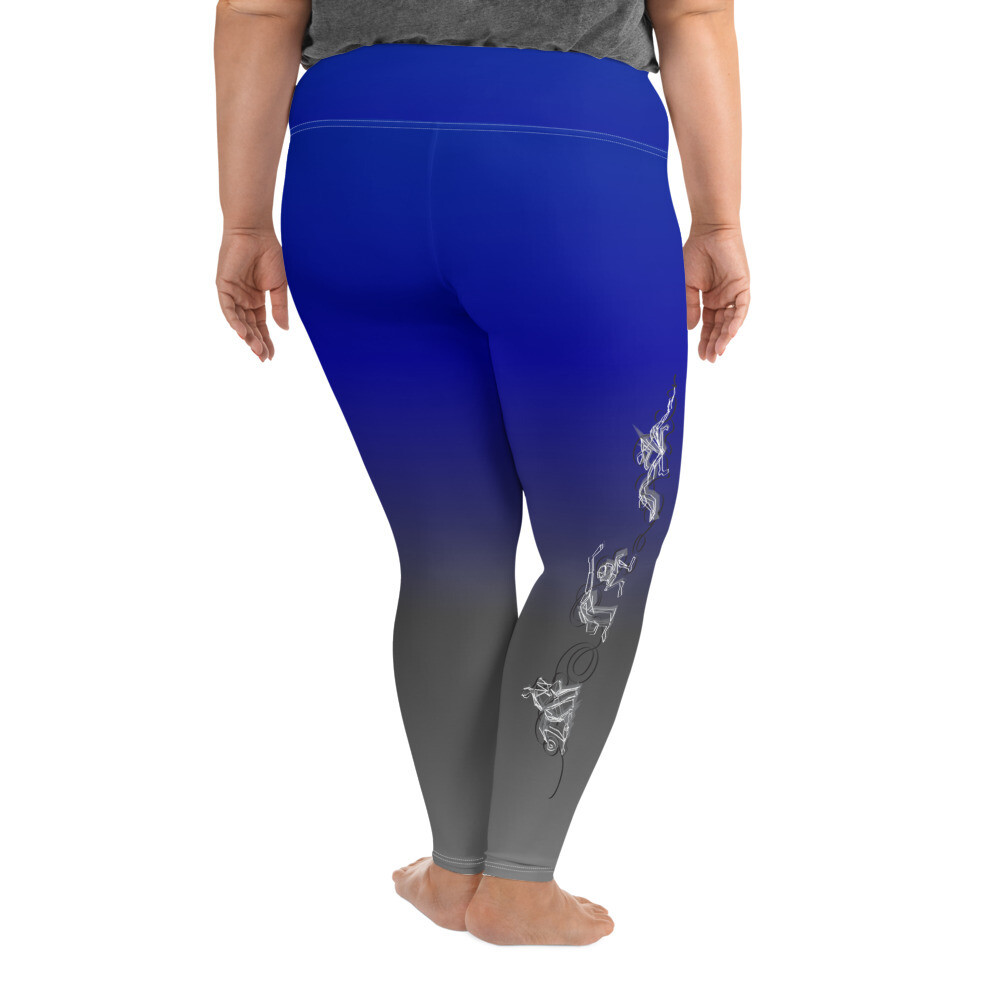 All-Over Print Plus Size Leggings