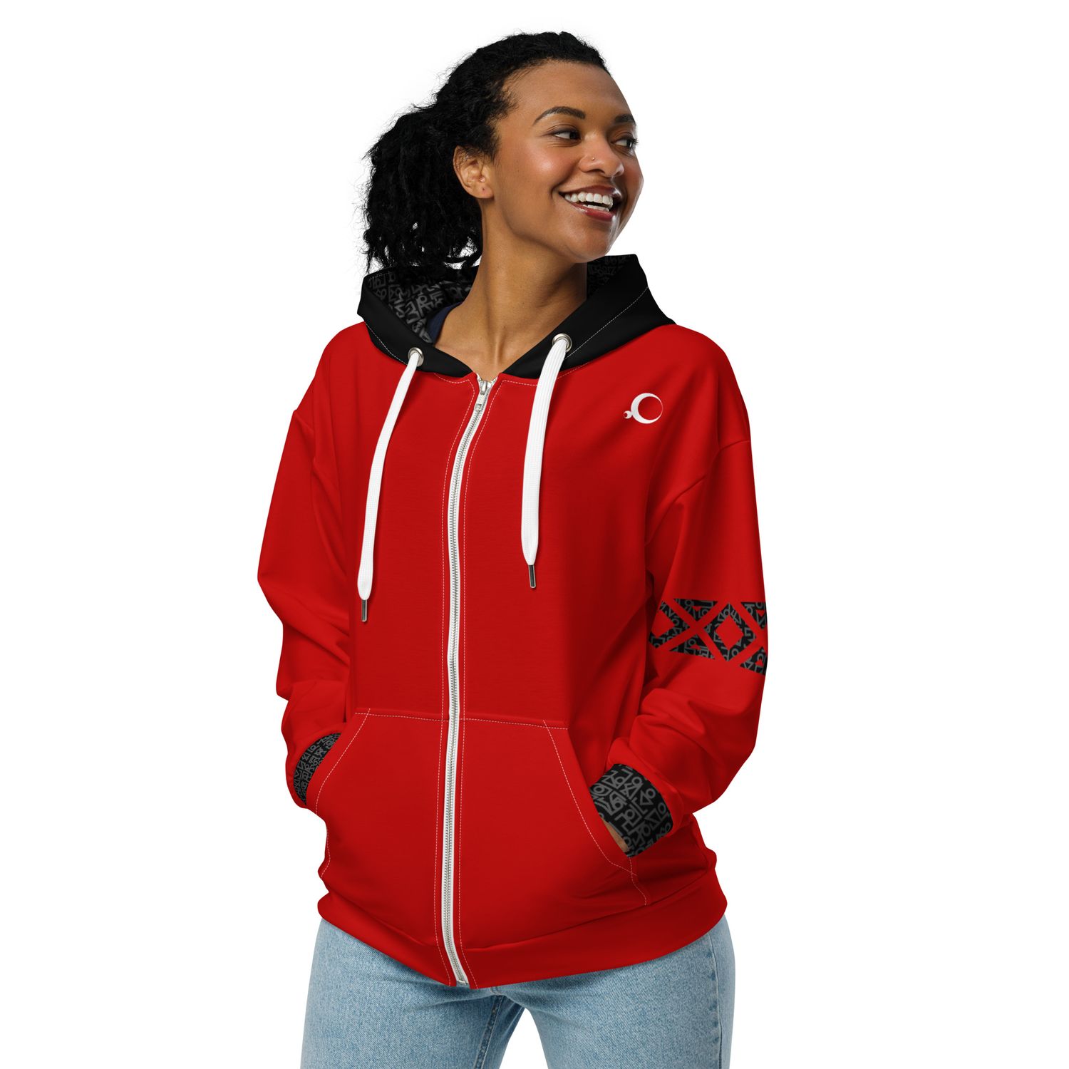 Unisex zip hoodie