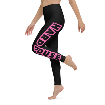 HH Women's Leggings - Black/Pink