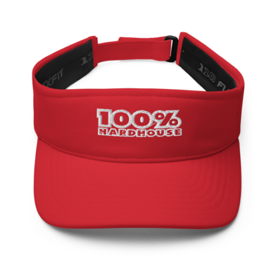 100% Hard House Visor - Red