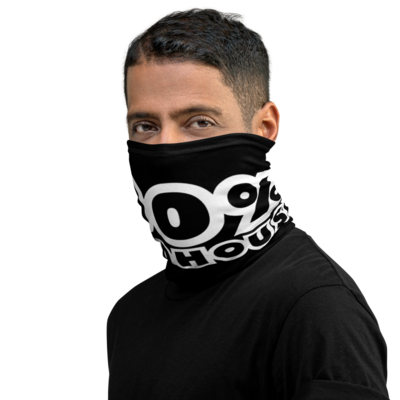 100% HH Face Covering - Black/White