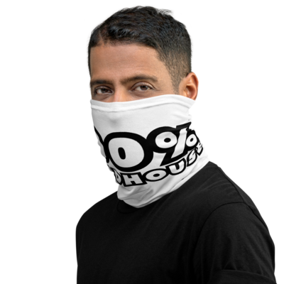 100% HH Face Covering - White/Black