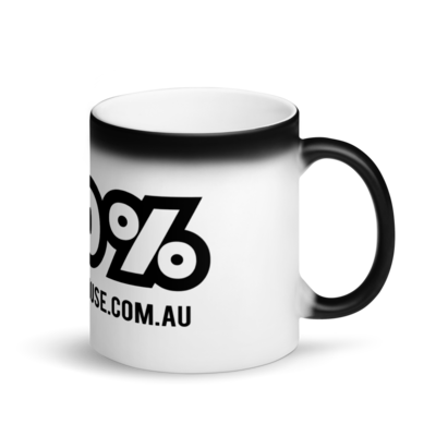 100% Matte Black Magic Mug