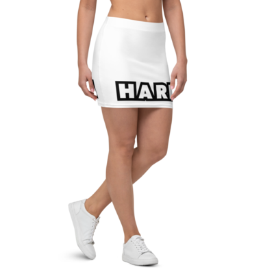 Hard House Mini Skirt - White/Black
