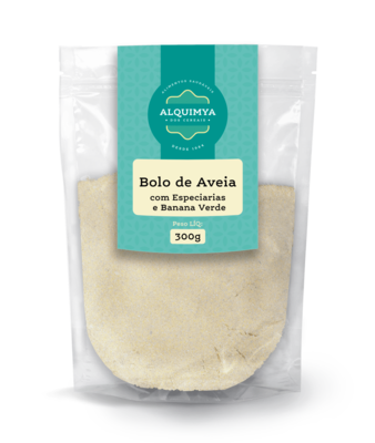 Bolo Fit de aveia com especiarias e frutas - 300g