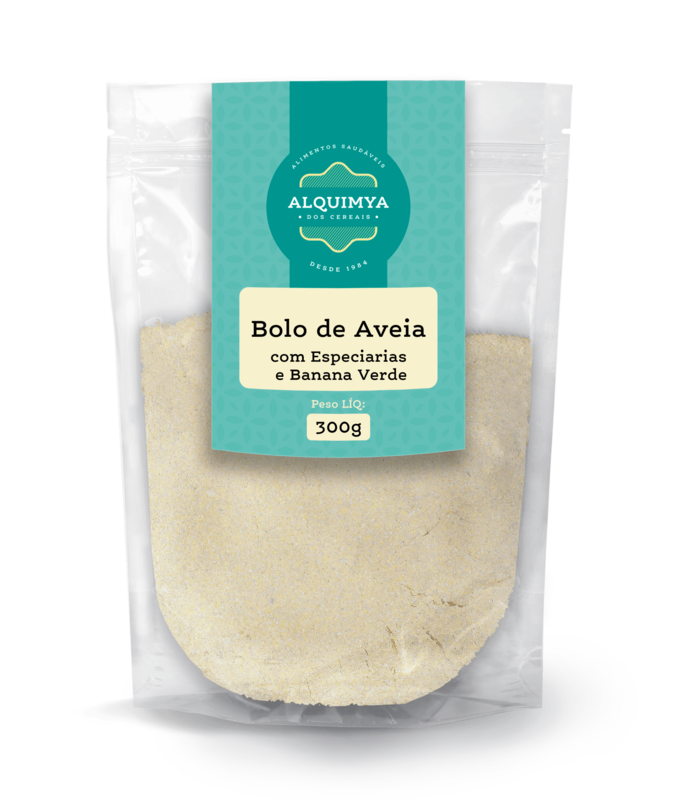 Bolo Fit de aveia com especiarias e frutas - 300g